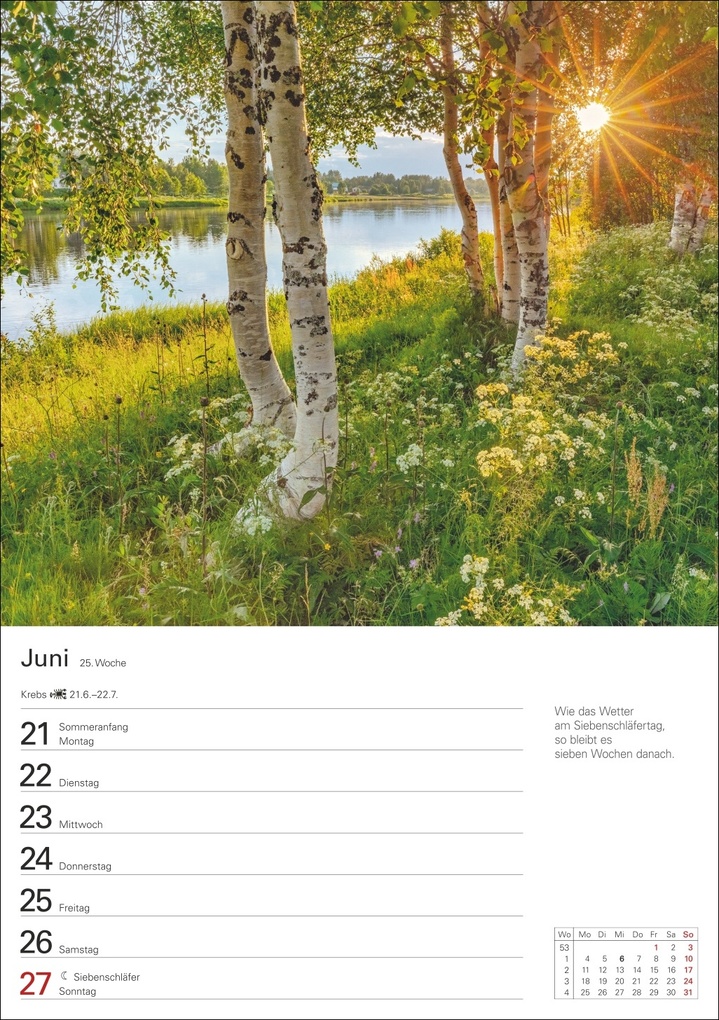 Weitere Ansicht: Auf dem Lande Wochenplaner 2027 - 53 stimmungsvolle Fotografien