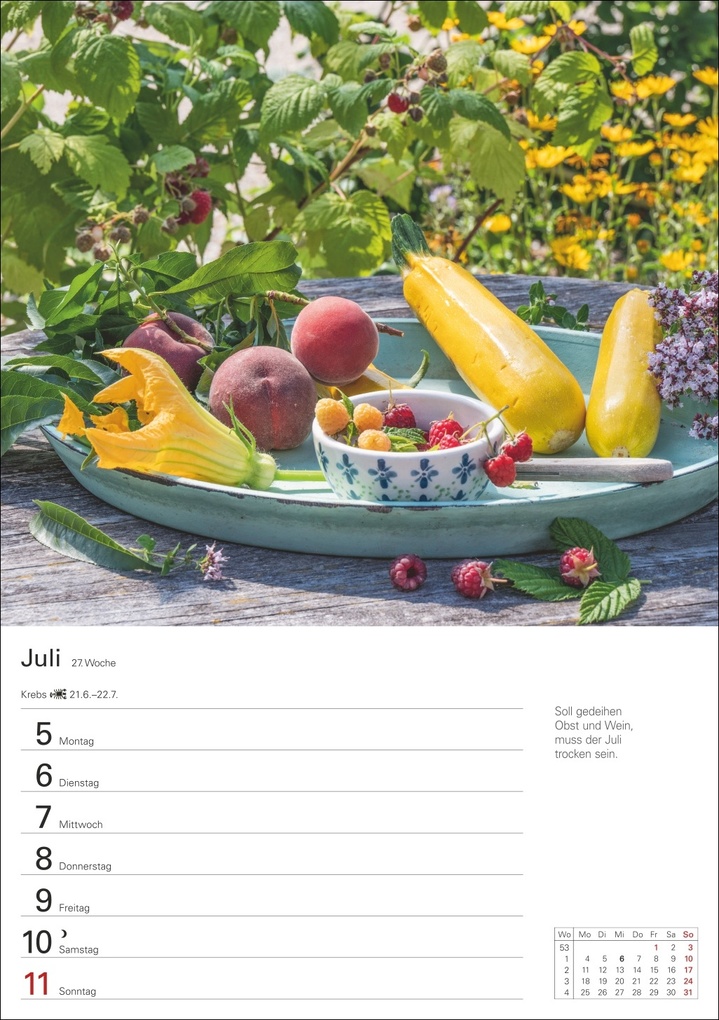 Weitere Ansicht: Auf dem Lande Wochenplaner 2027 - 53 stimmungsvolle Fotografien