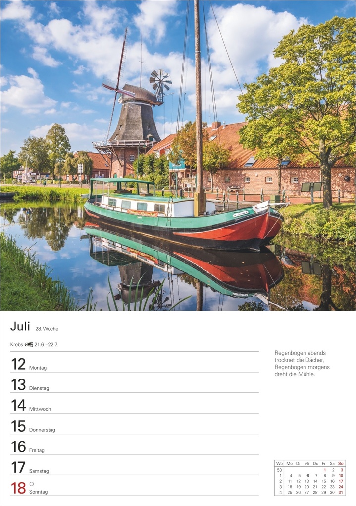 Weitere Ansicht: Auf dem Lande Wochenplaner 2027 - 53 stimmungsvolle Fotografien