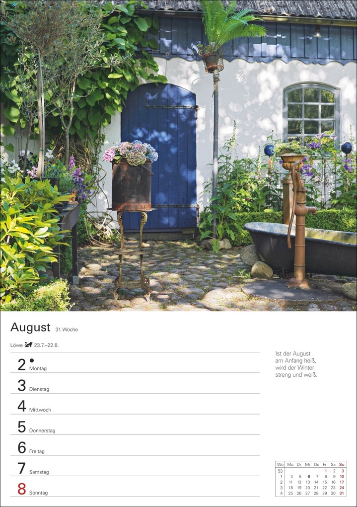 Weitere Ansicht: Auf dem Lande Wochenplaner 2027 - 53 stimmungsvolle Fotografien