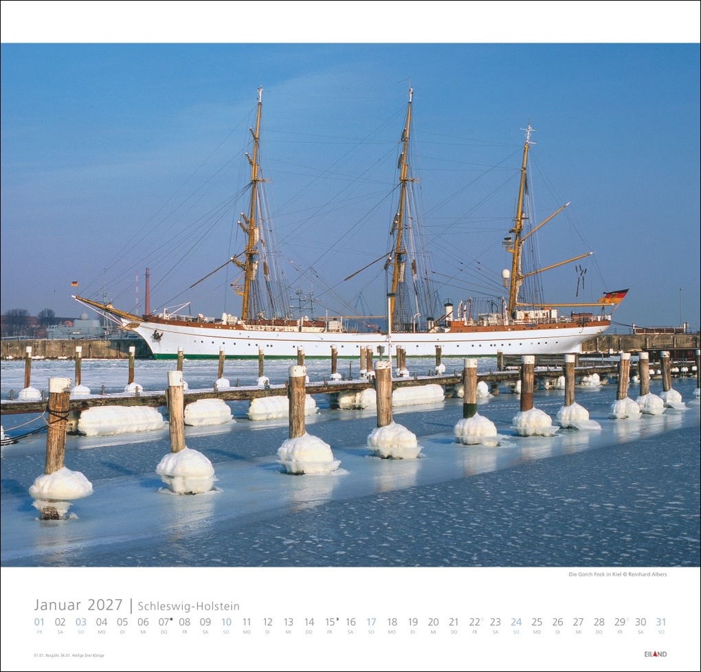 Weitere Ansicht: Schleswig-Holstein Edition Kalender 2027 - Land zwischen den Meeren