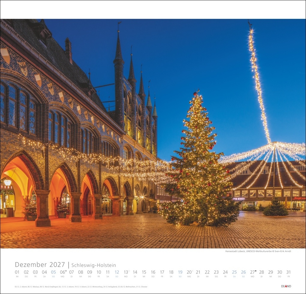 Weitere Ansicht: Schleswig-Holstein Edition Kalender 2027 - Land zwischen den Meeren