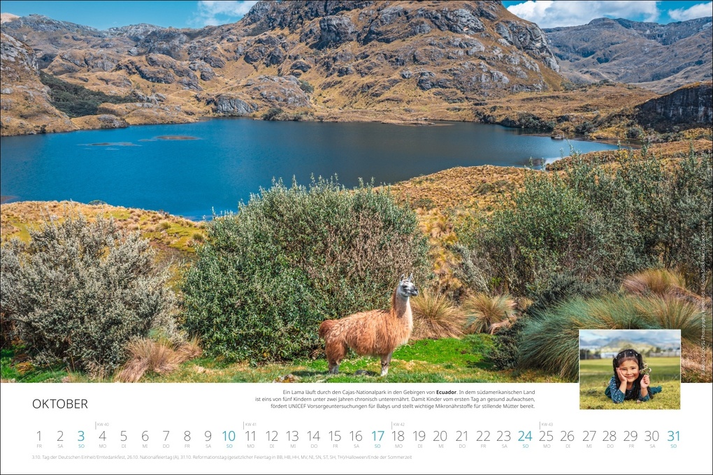 Weitere Ansicht: Unicef Posterkalender 2027