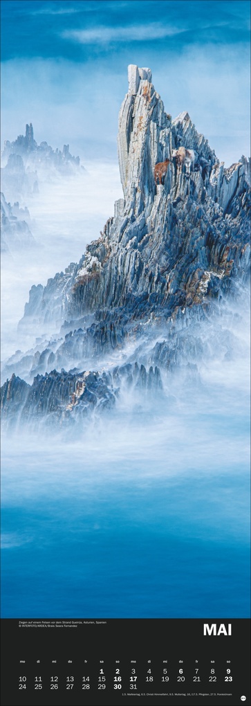Weitere Ansicht: Naturgewalten Vertical Kalender 2027