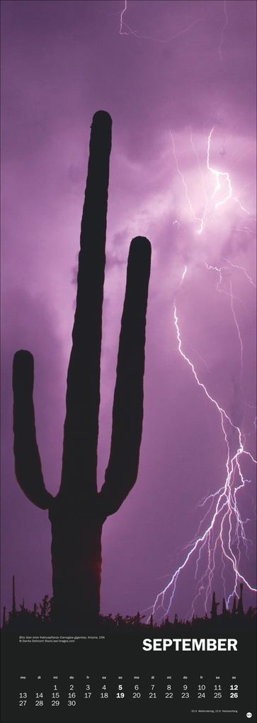 Weitere Ansicht: Naturgewalten Vertical Kalender 2027