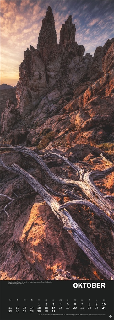 Weitere Ansicht: Naturgewalten Vertical Kalender 2027