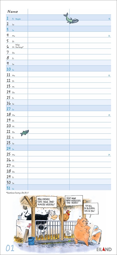Weitere Ansicht: Local heroes Planer für zwei 2027 | Kim Schmidt