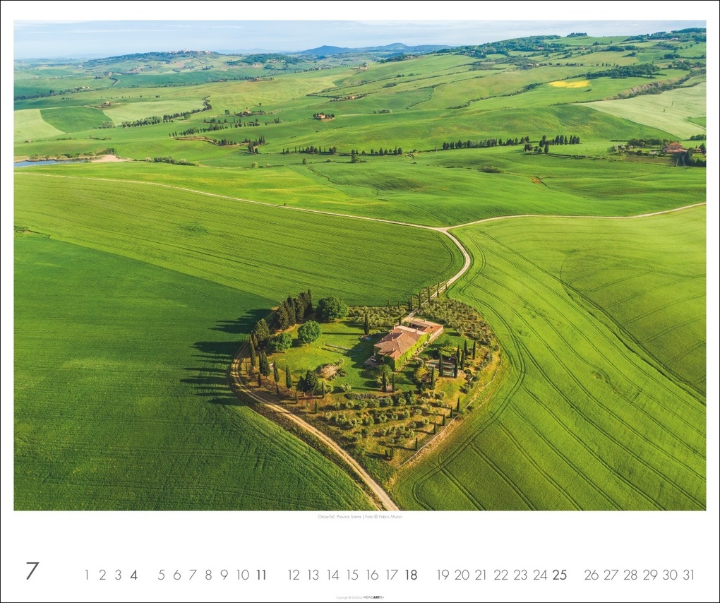 Weitere Ansicht: Toskana Kalender 2027 - Zypressen und das Licht des Südens