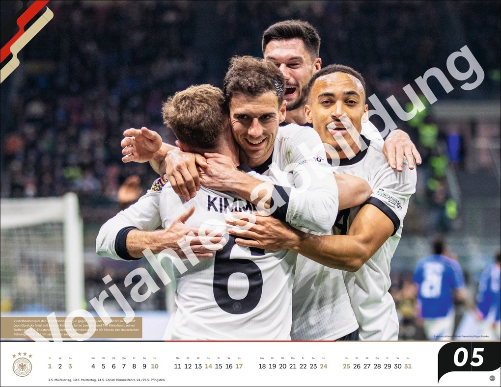 Weitere Ansicht: DFB Männer Posterkalender 2027