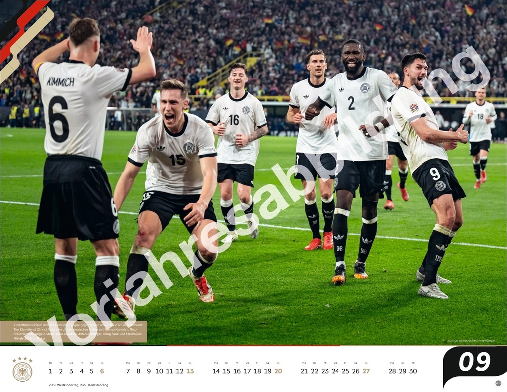 Weitere Ansicht: DFB Männer Posterkalender 2027