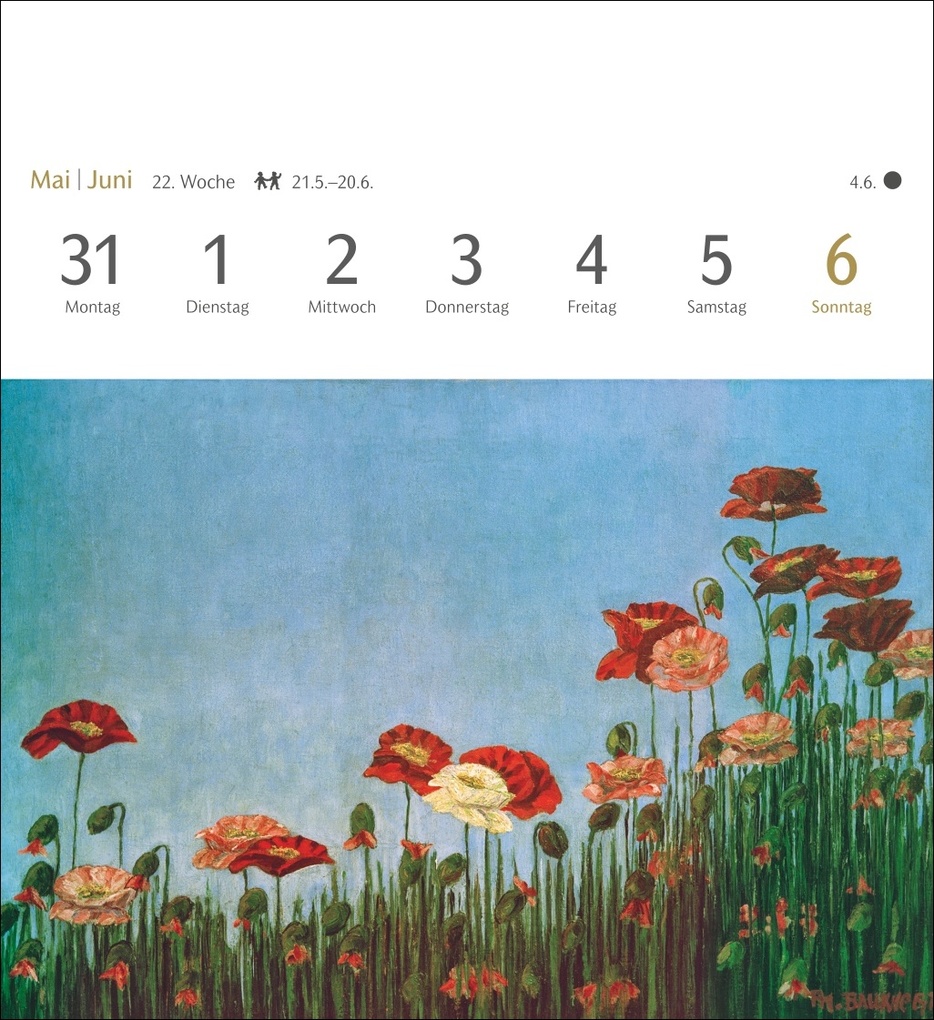 Weitere Ansicht: Malerische Gärten Postkartenkalender 2027 - Kalender mit 53 Kunstpostkarten