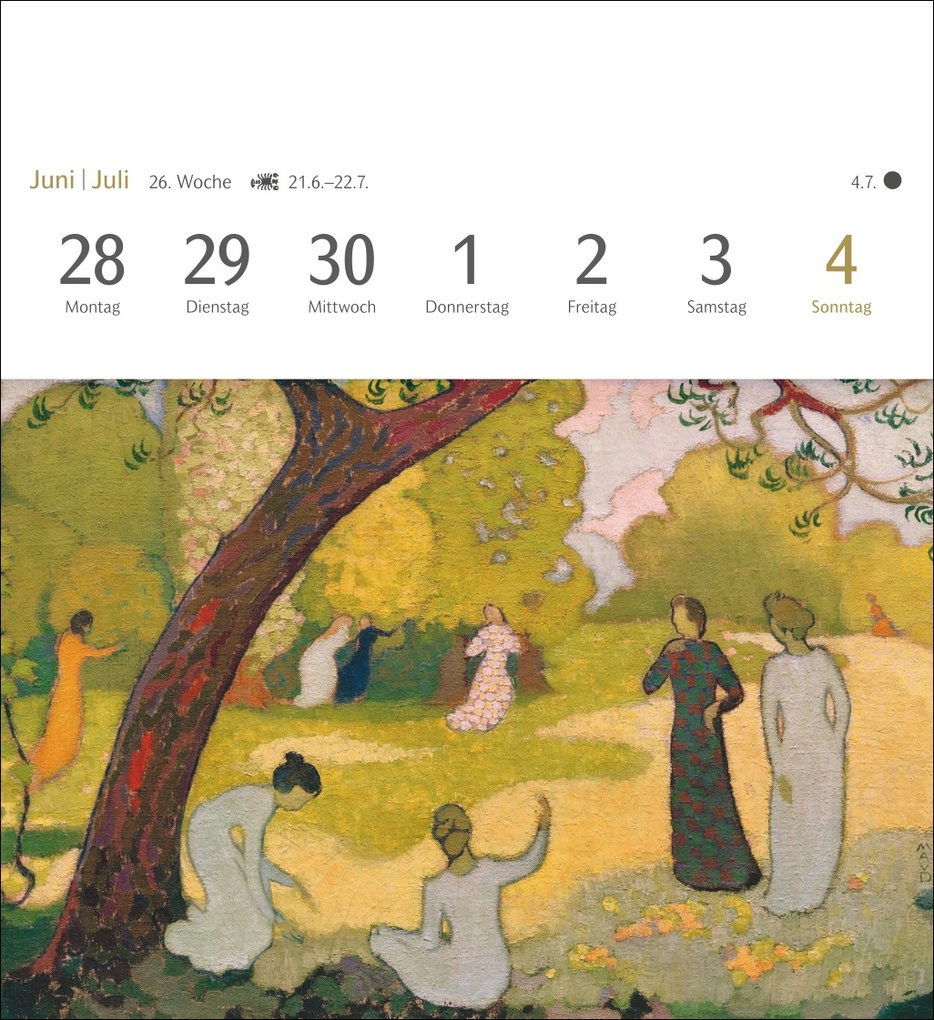 Weitere Ansicht: Malerische Gärten Postkartenkalender 2027 - Kalender mit 53 Kunstpostkarten