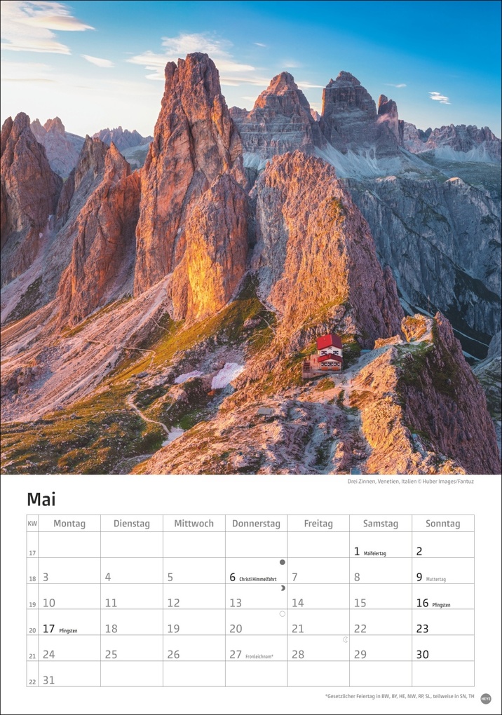 Weitere Ansicht: Alpen Kalender 2027