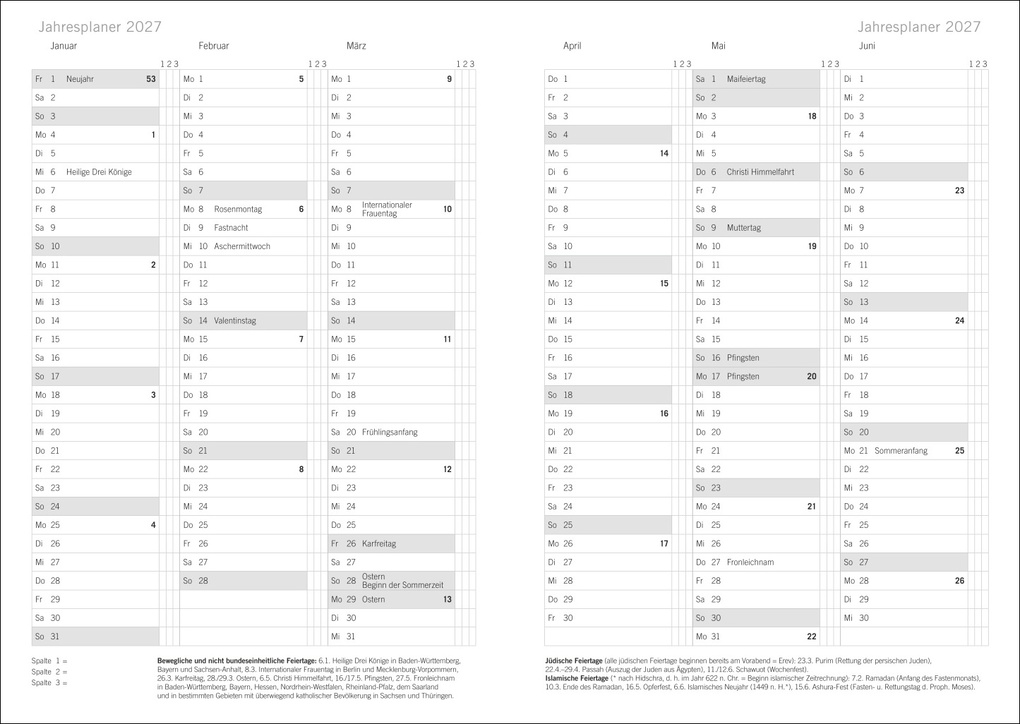 Weitere Ansicht: Loriot Agenda A5 2027 | Loriot