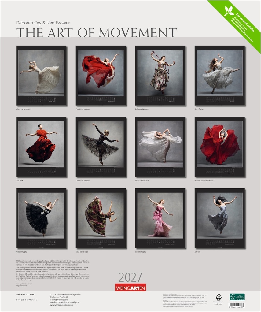 Weitere Ansicht: The Art of Movement Kalender 2027