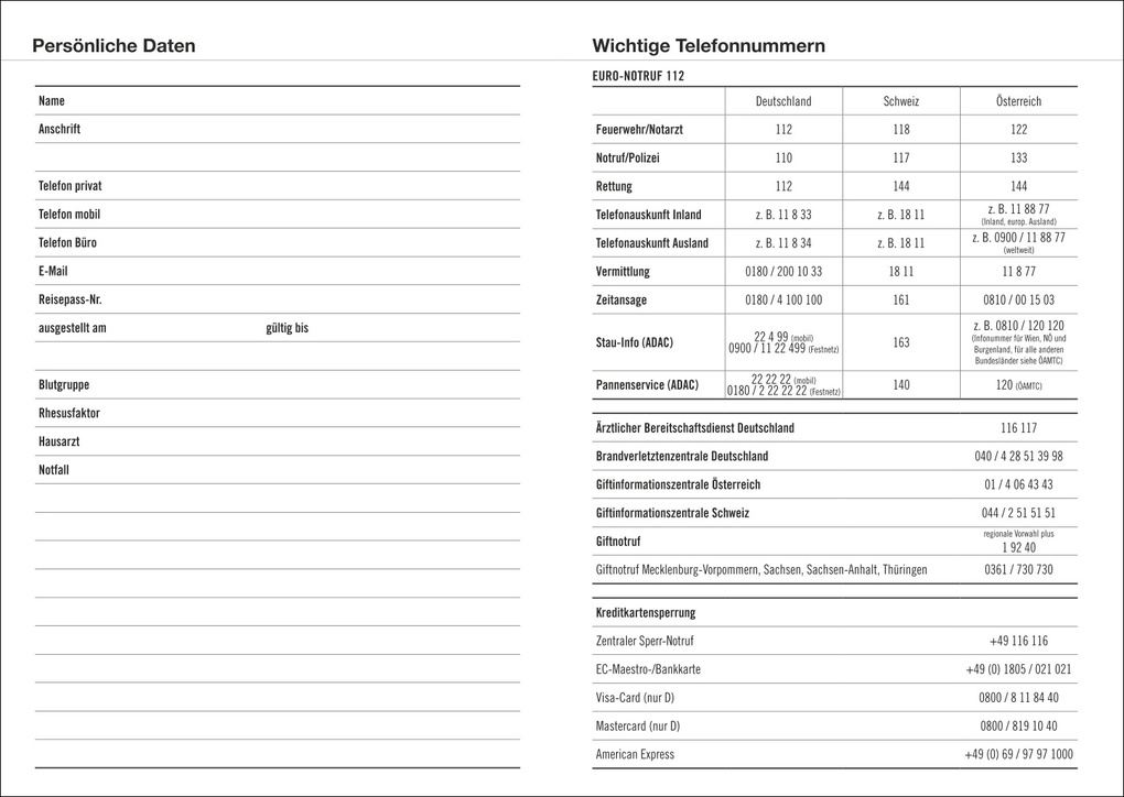 Weitere Ansicht: Terminer A5, Struktur schwarz 2027