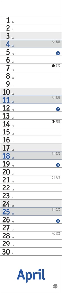 Weitere Ansicht: Langplaner mini, blau 2027