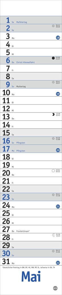 Weitere Ansicht: Langplaner mini, blau 2027