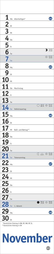 Weitere Ansicht: Langplaner mini, blau 2027
