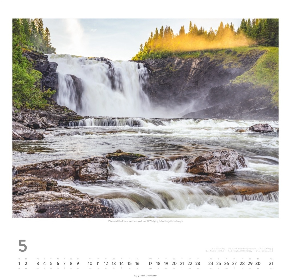 Weitere Ansicht: Schweden Kalender 2027 - Licht und Wasser