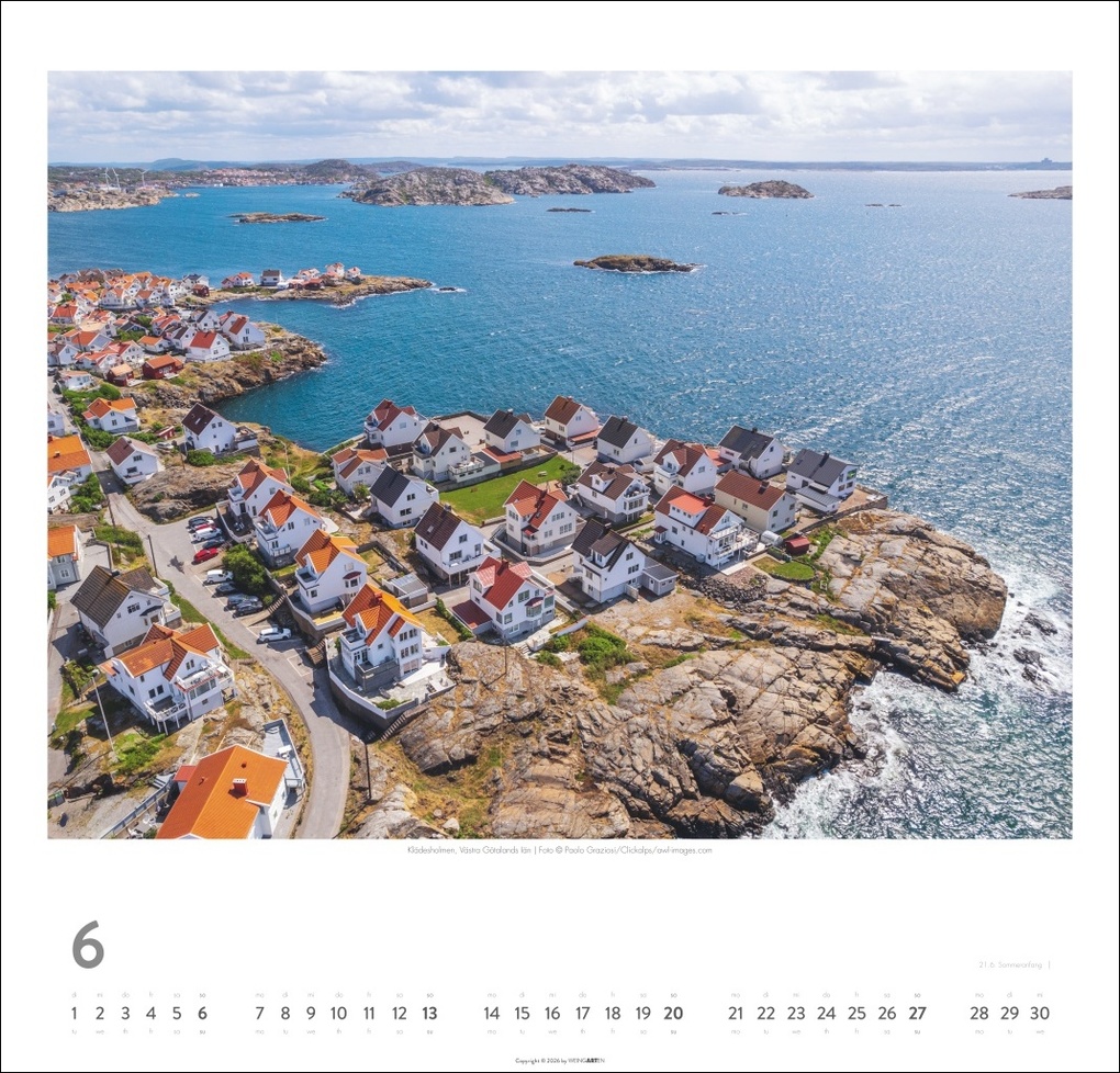 Weitere Ansicht: Schweden Kalender 2027 - Licht und Wasser