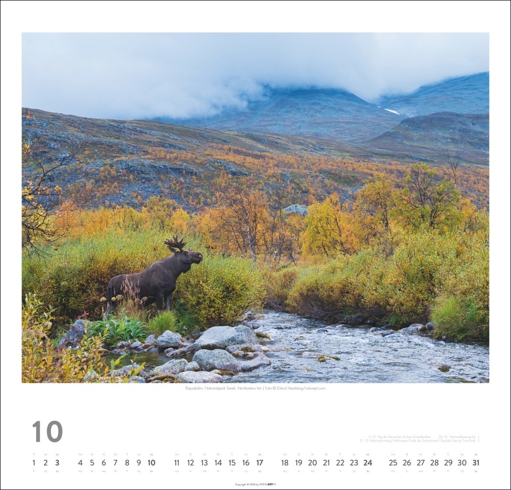 Weitere Ansicht: Schweden Kalender 2027 - Licht und Wasser