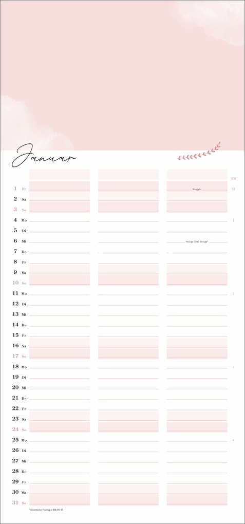 Weitere Ansicht: Kreativ-Planer für zwei Glücksmomente 2027