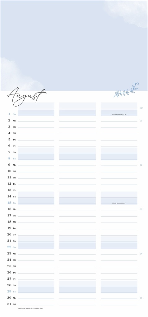 Weitere Ansicht: Kreativ-Planer für zwei Glücksmomente 2027