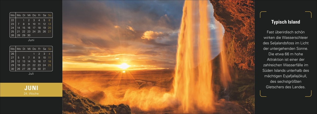 Weitere Ansicht: Naturparadiese Premium-Tischplaner 2027 - Wochenkalender mit 53 Fotografien