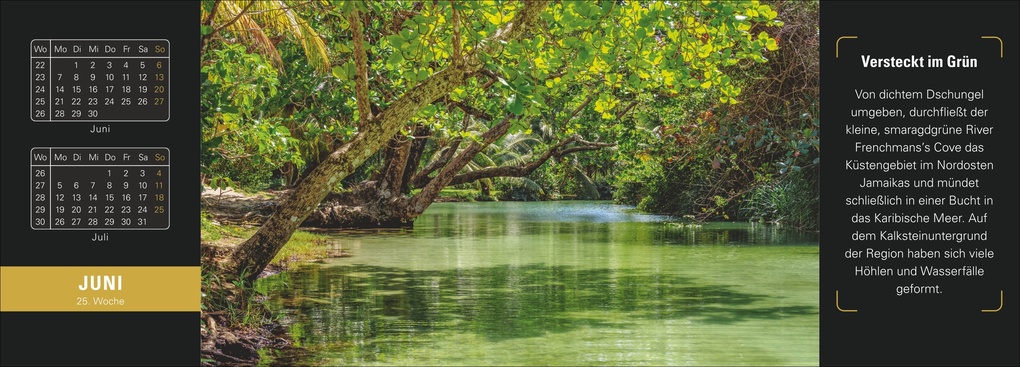 Weitere Ansicht: Naturparadiese Premium-Tischplaner 2027 - Wochenkalender mit 53 Fotografien