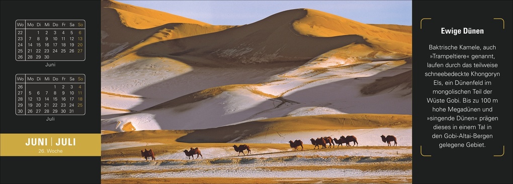 Weitere Ansicht: Naturparadiese Premium-Tischplaner 2027 - Wochenkalender mit 53 Fotografien