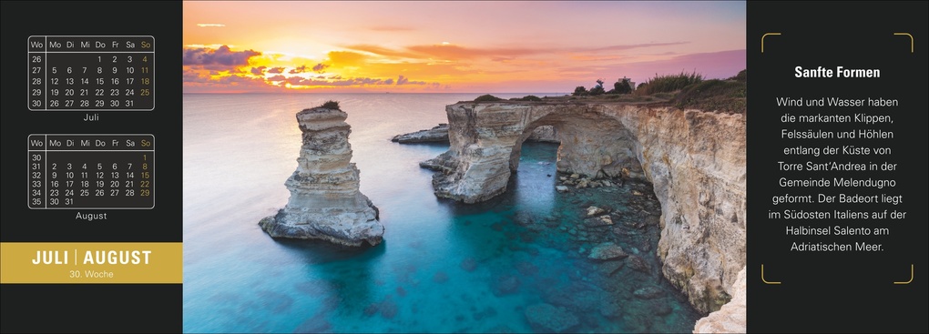 Weitere Ansicht: Naturparadiese Premium-Tischplaner 2027 - Wochenkalender mit 53 Fotografien