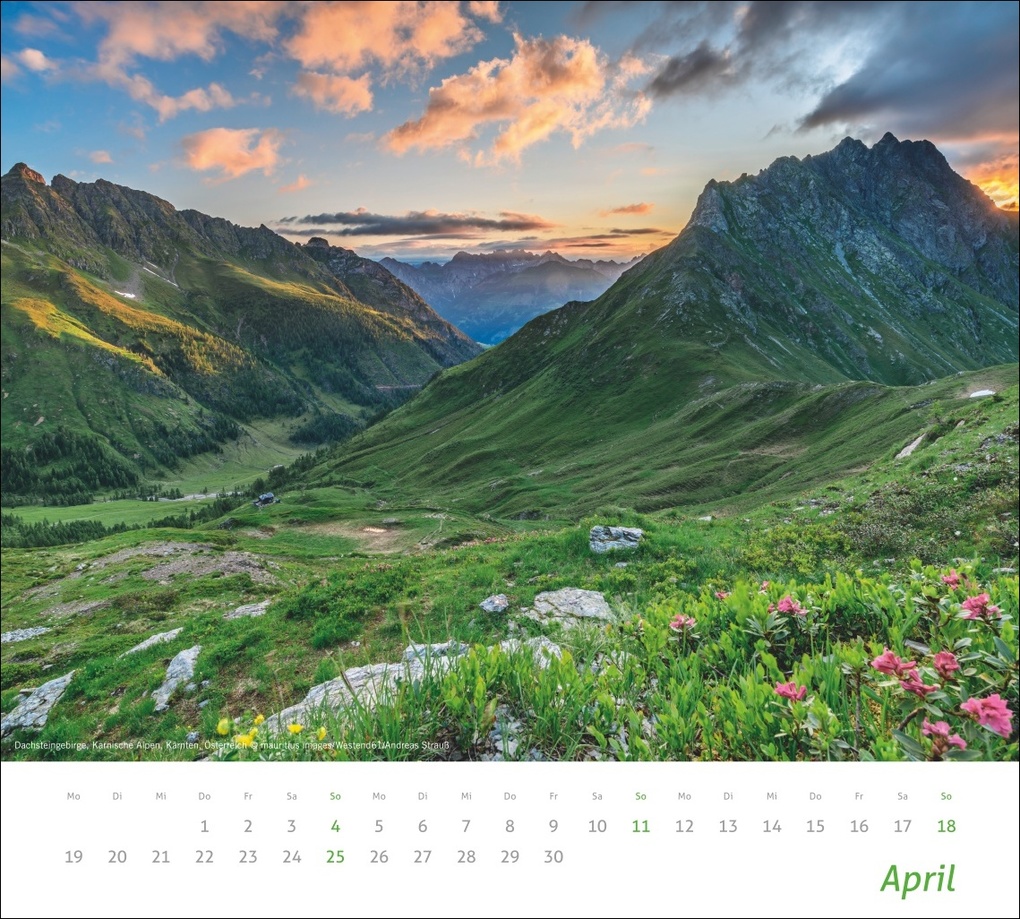 Weitere Ansicht: times&more Alpen Bildkalender 2027