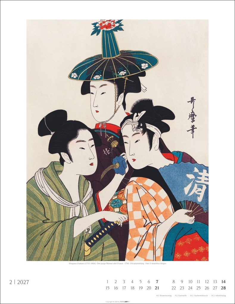 Weitere Ansicht: Japan Art Kalender 2027 - Die Kunst des Farbholzsschnitts
