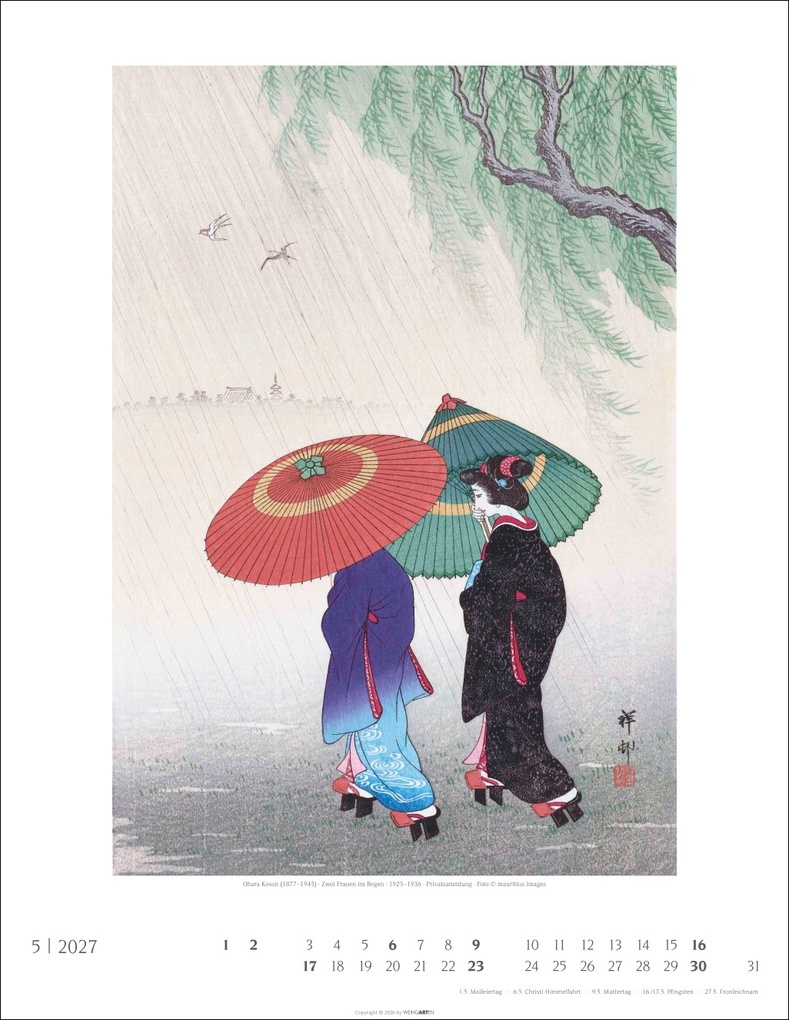Weitere Ansicht: Japan Art Kalender 2027 - Die Kunst des Farbholzsschnitts