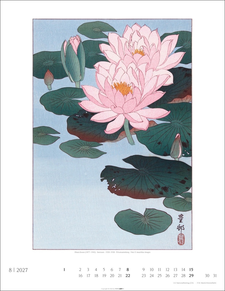 Weitere Ansicht: Japan Art Kalender 2027 - Die Kunst des Farbholzsschnitts