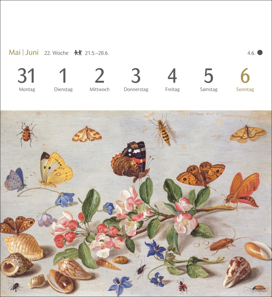 Weitere Ansicht: Kunstgenuss Postkartenkalender 2027 - Kalender mit 53 Kunstpostkarten