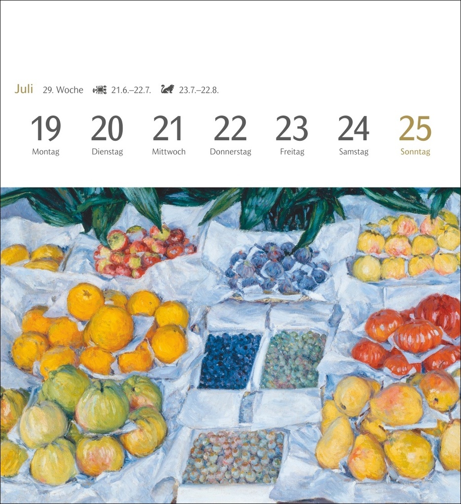 Weitere Ansicht: Kunstgenuss Postkartenkalender 2027 - Kalender mit 53 Kunstpostkarten