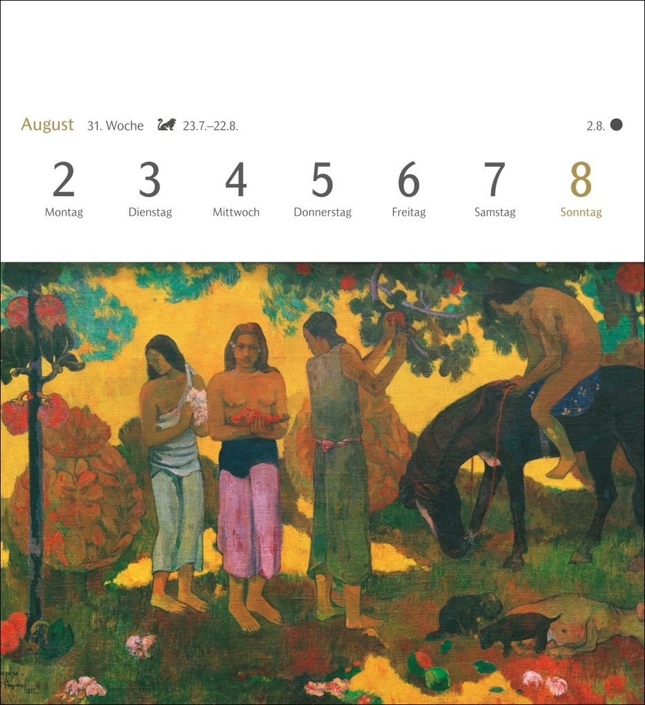 Weitere Ansicht: Kunstgenuss Postkartenkalender 2027 - Kalender mit 53 Kunstpostkarten