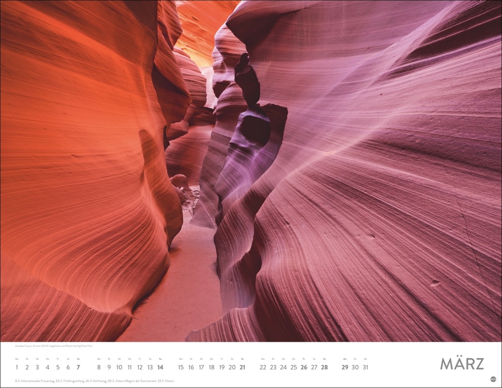 Weitere Ansicht: Orte der Kraft Posterkalender 2027