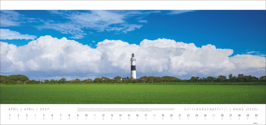 Weitere Ansicht: Meerlandschaft SYLT Kalender 2027 - Hans Jessel