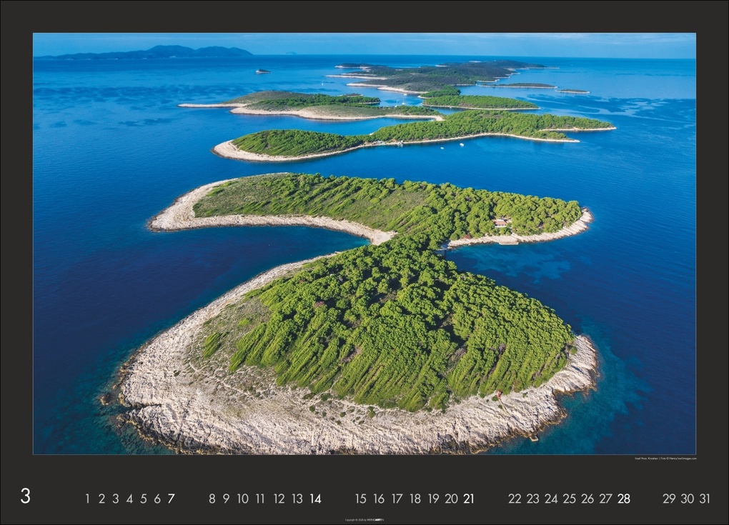 Weitere Ansicht: Die Erde von oben Kalender 2027