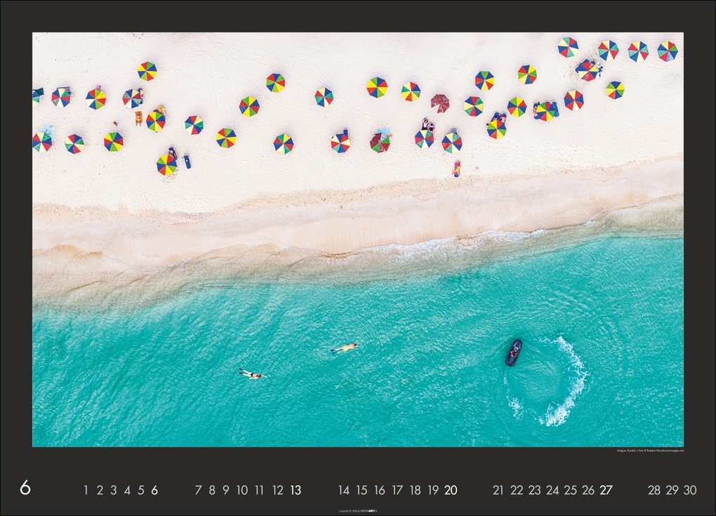 Weitere Ansicht: Die Erde von oben Kalender 2027