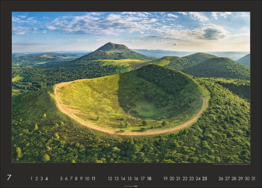 Weitere Ansicht: Die Erde von oben Kalender 2027