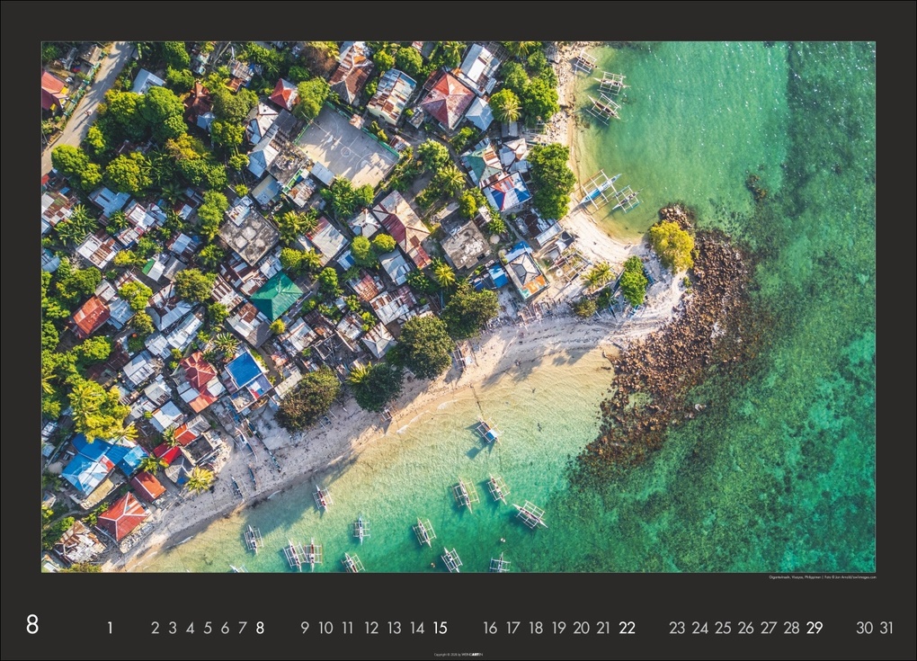 Weitere Ansicht: Die Erde von oben Kalender 2027