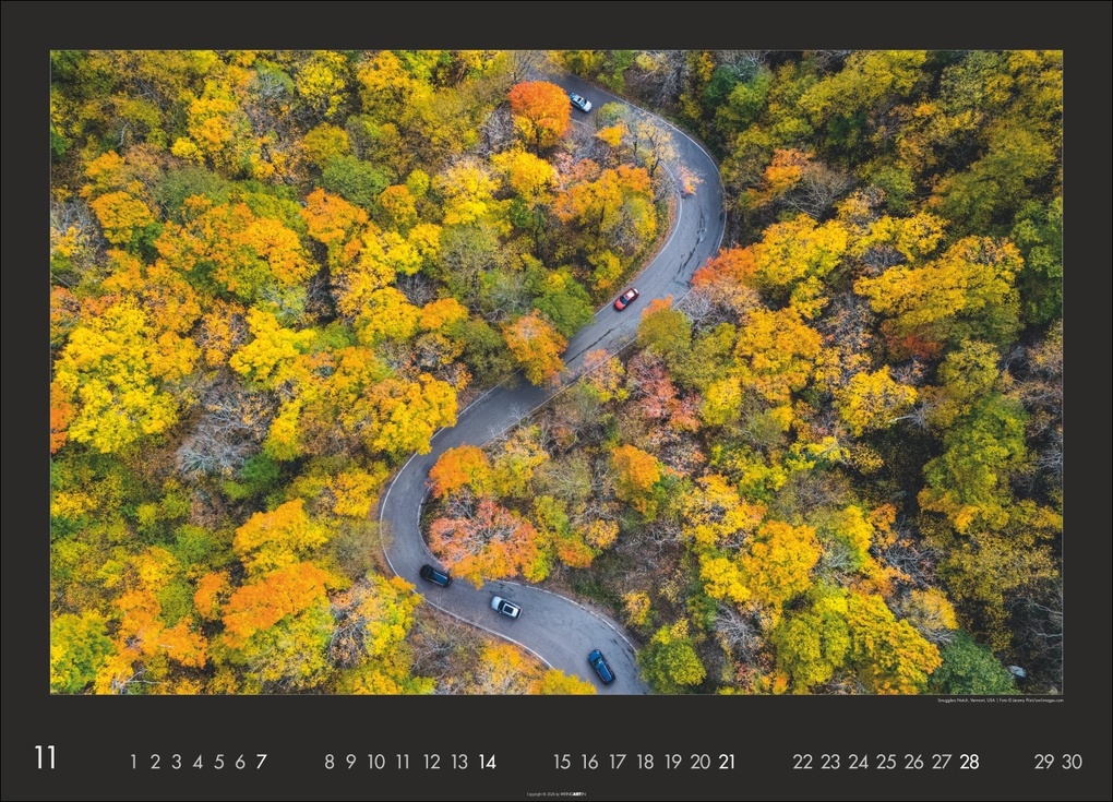 Weitere Ansicht: Die Erde von oben Kalender 2027