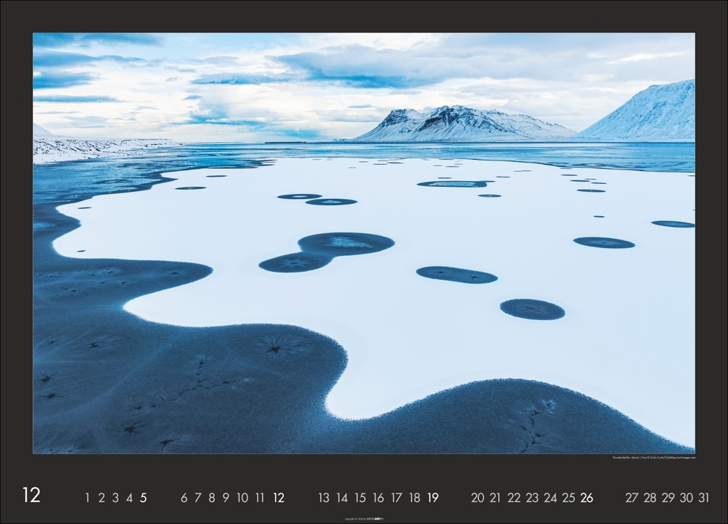 Weitere Ansicht: Die Erde von oben Kalender 2027