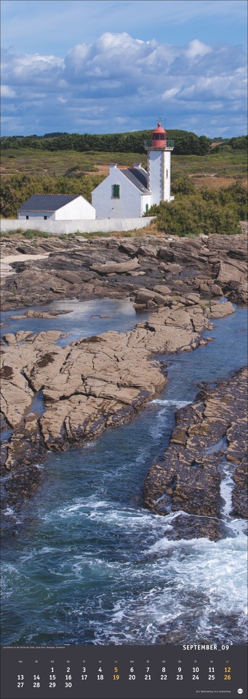 Weitere Ansicht: Jean Guichard: Leuchttürme Vertical Kalender 2027