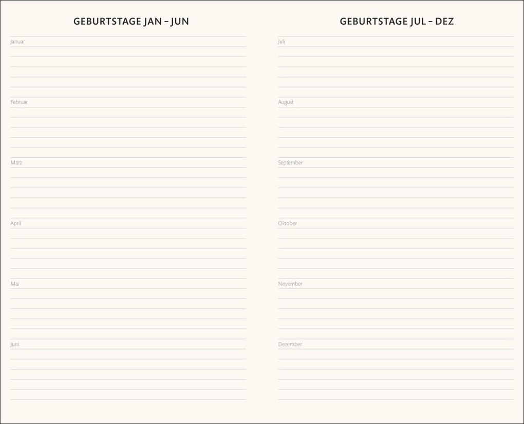 Weitere Ansicht: Kombitimer schwarz mittel 2027