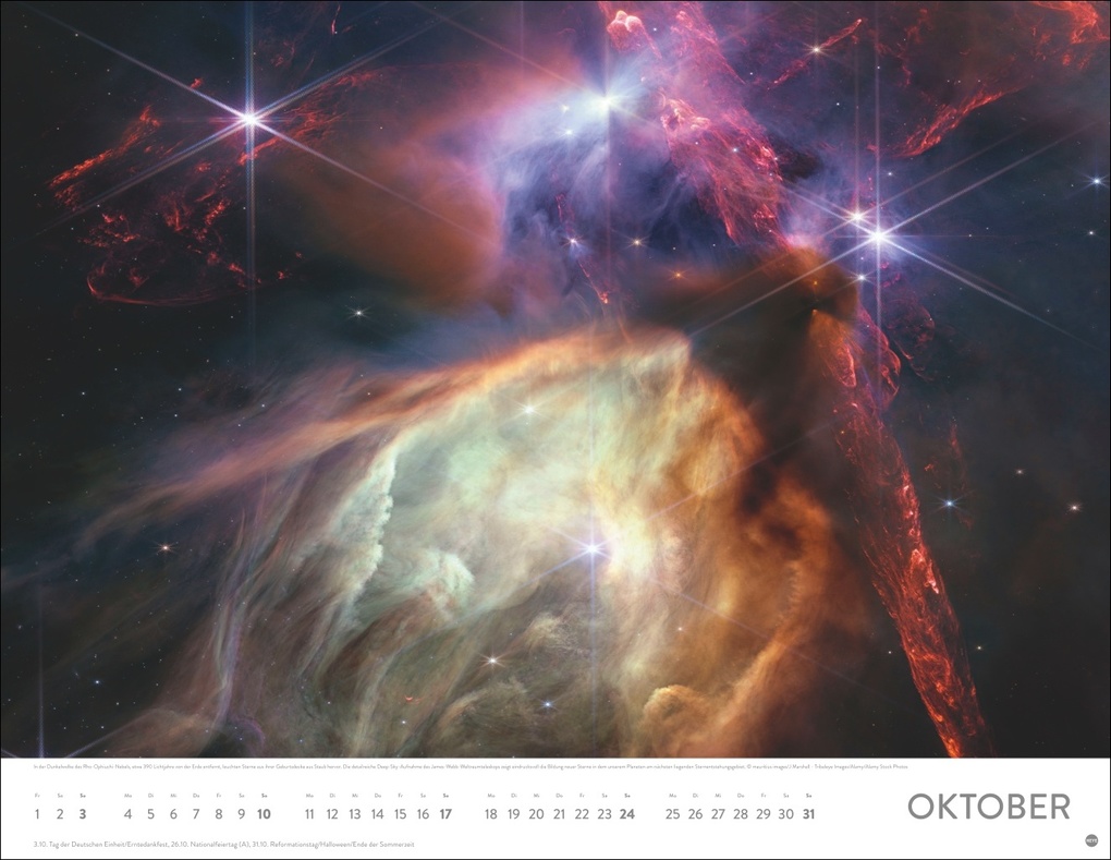 Weitere Ansicht: Das Universum Posterkalender 2027
